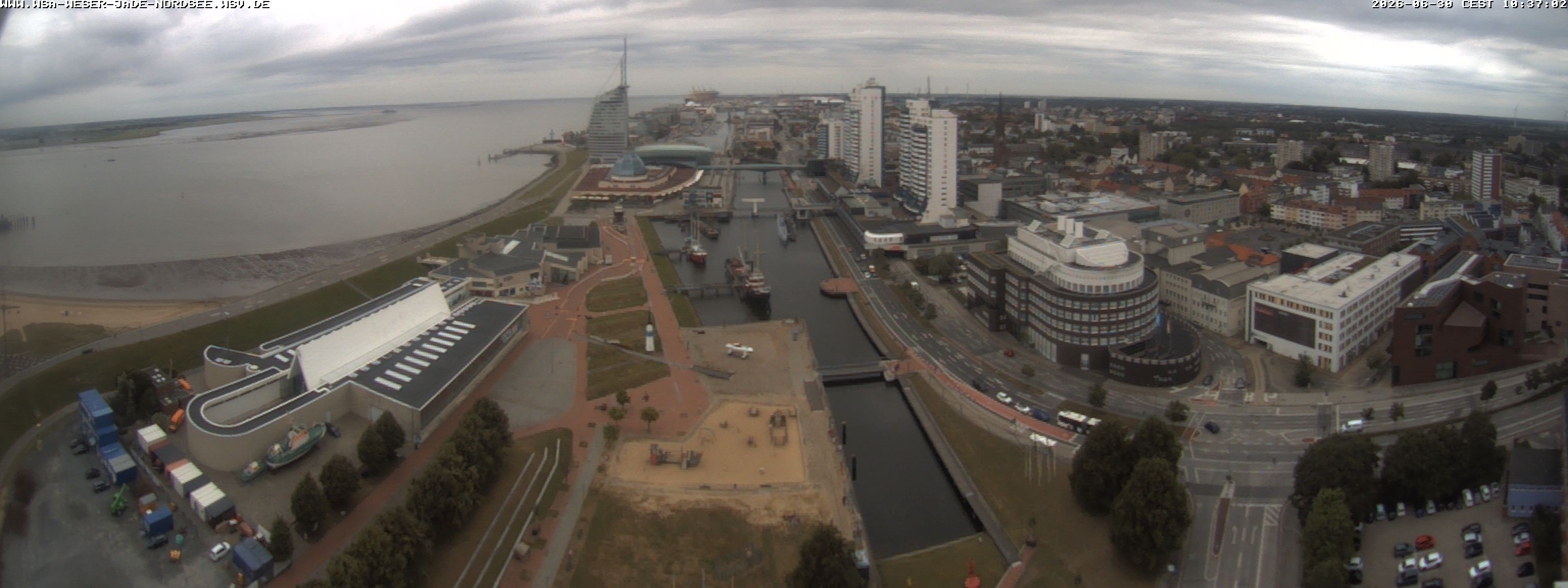 Archiv Foto Webcam Bremerhaven: Alter und Neuer Hafen