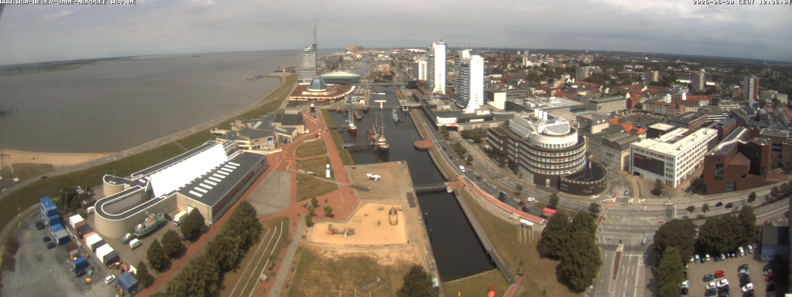 Archiv Foto Webcam Bremerhaven: Alter und Neuer Hafen