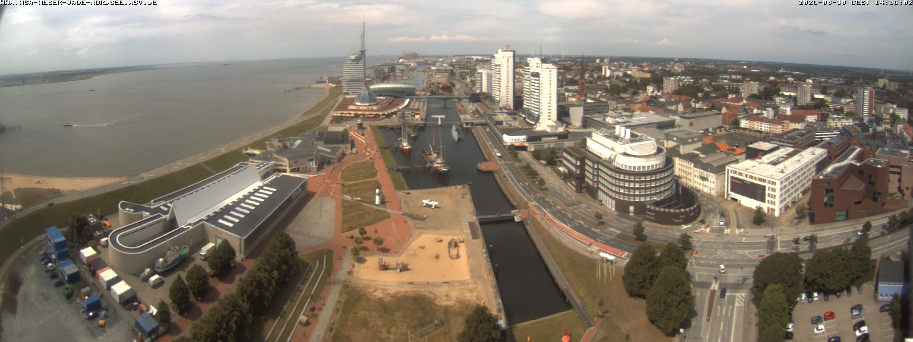 Archiv Foto Webcam Bremerhaven: Alter und Neuer Hafen