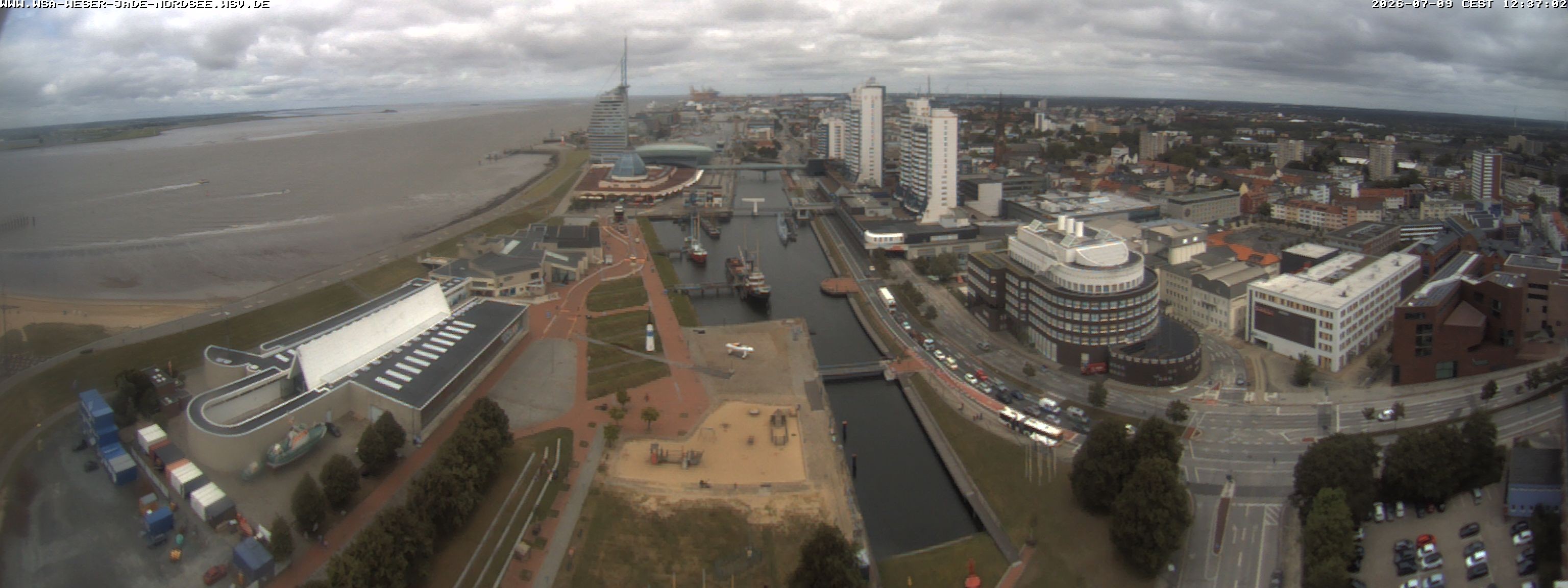 Archiv Foto Webcam Bremerhaven: Alter und Neuer Hafen