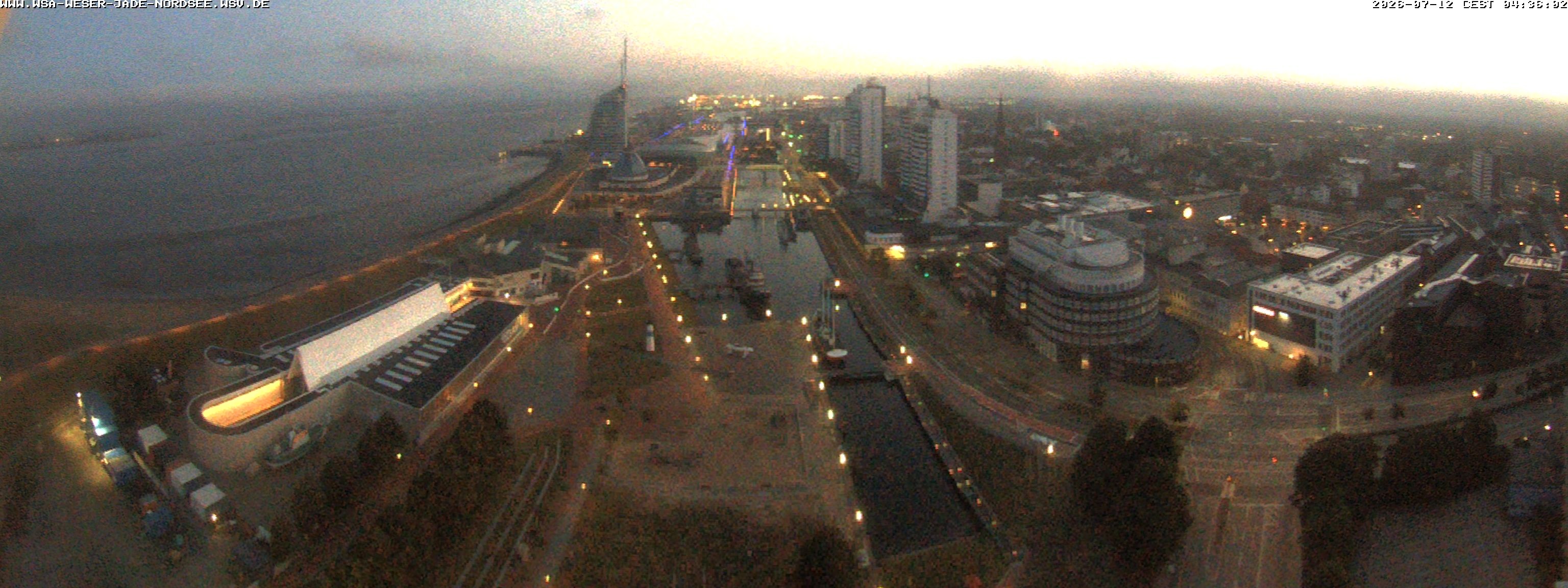 Archived image Webcam Bremerhaven: Old and New Harbour