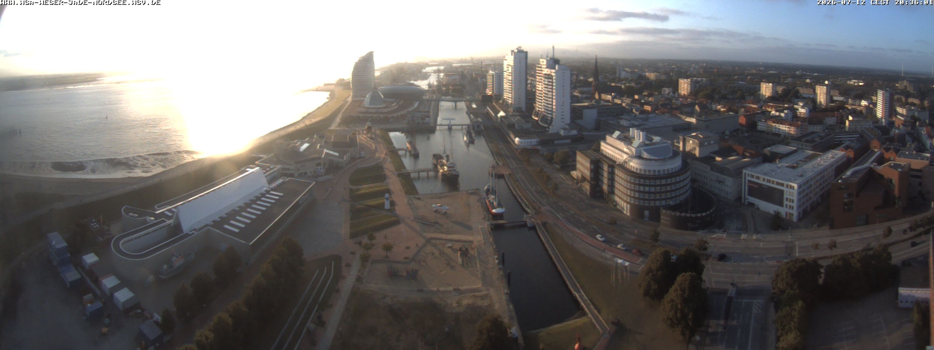 Archived image Webcam Bremerhaven: Old and New Harbour
