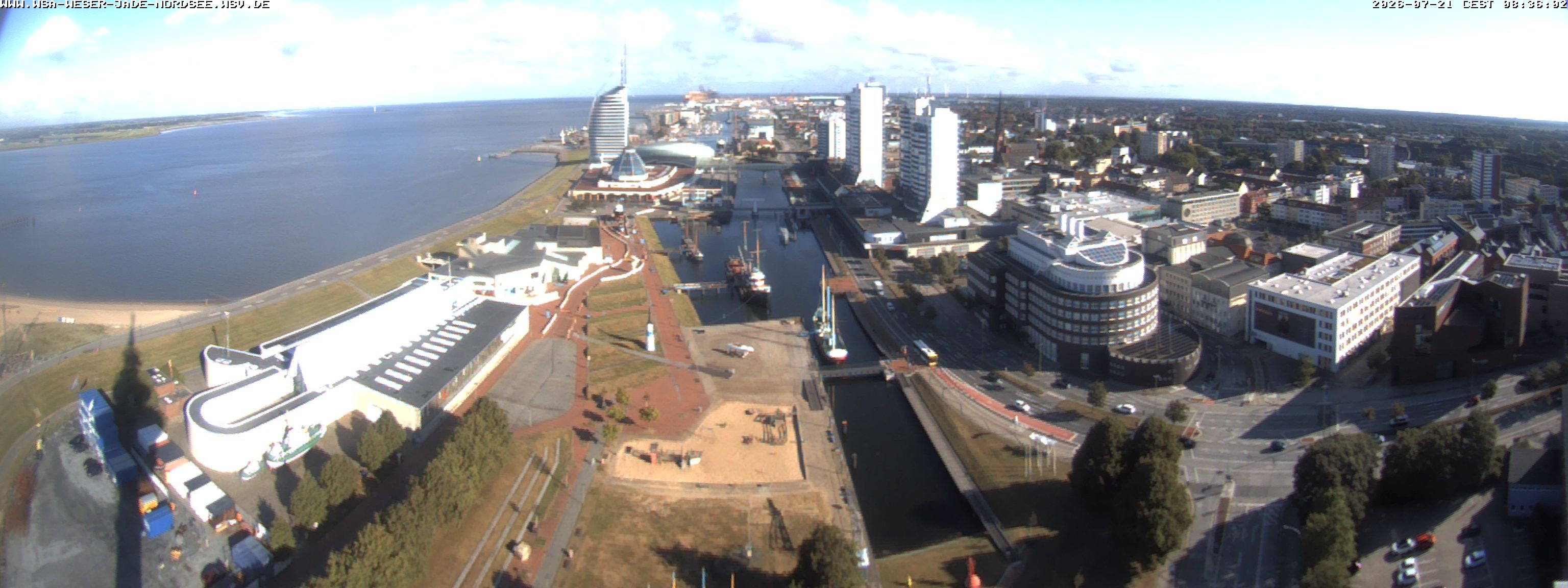 Archiv Foto Webcam Bremerhaven: Alter und Neuer Hafen