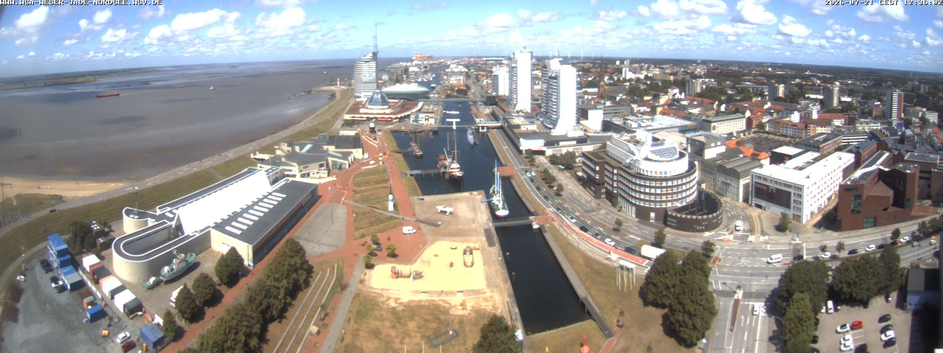Archiv Foto Webcam Bremerhaven: Alter und Neuer Hafen