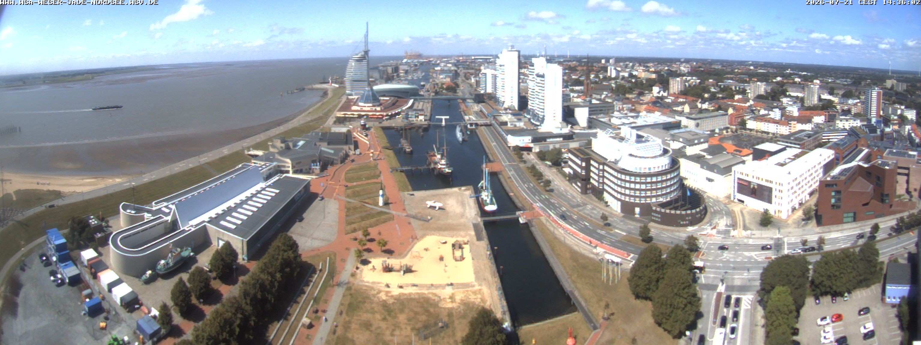 Archiv Foto Webcam Bremerhaven: Alter und Neuer Hafen