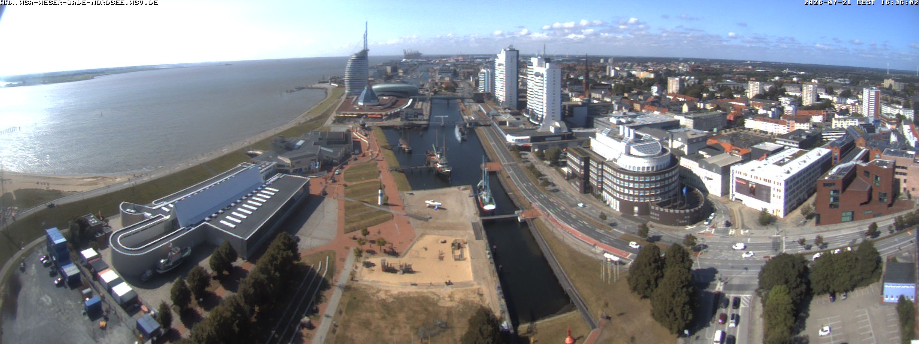 Archiv Foto Webcam Bremerhaven: Alter und Neuer Hafen