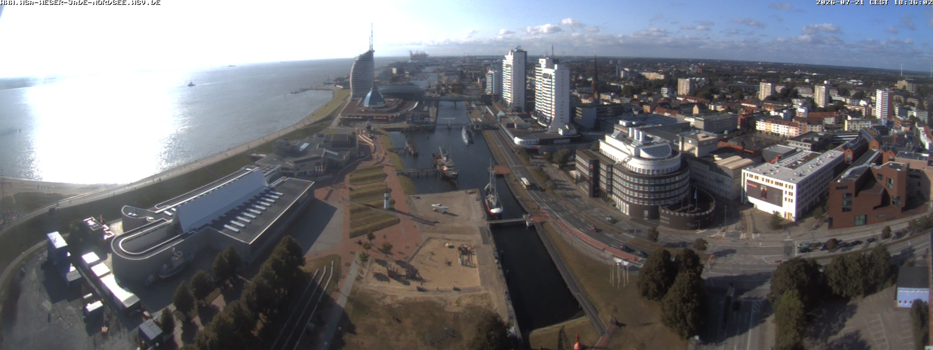 Archiv Foto Webcam Bremerhaven: Alter und Neuer Hafen