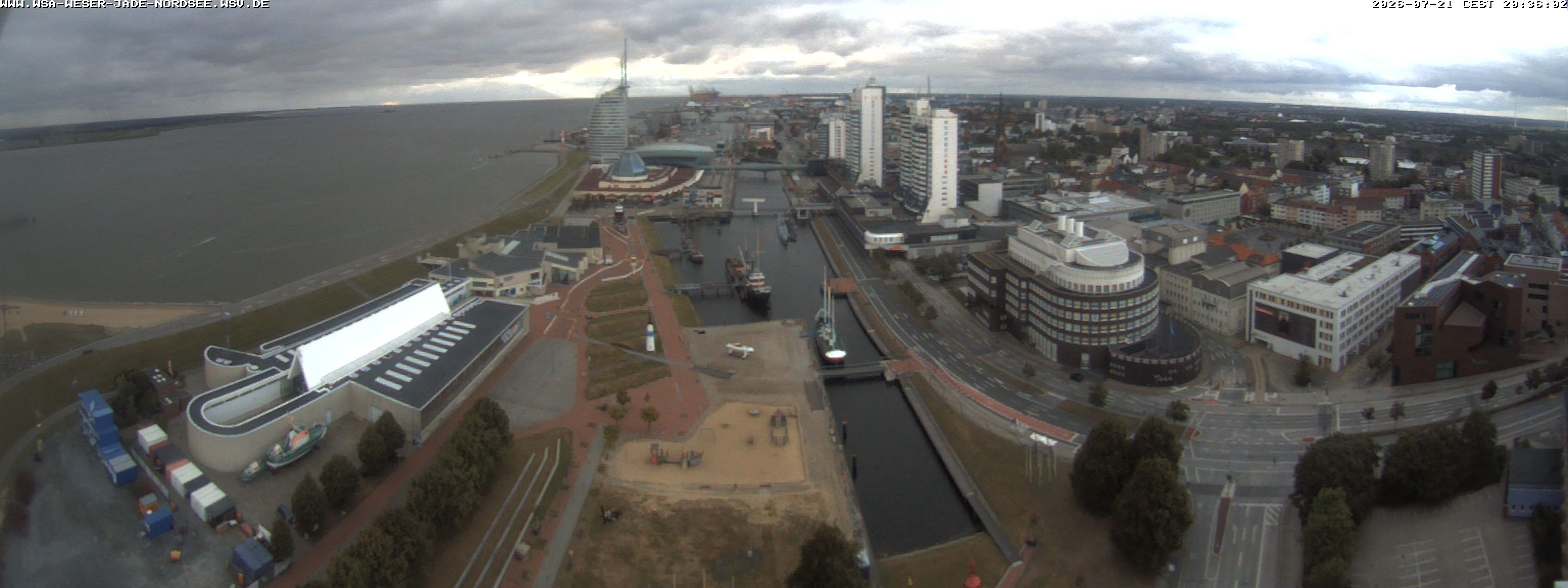 Archiv Foto Webcam Bremerhaven: Alter und Neuer Hafen