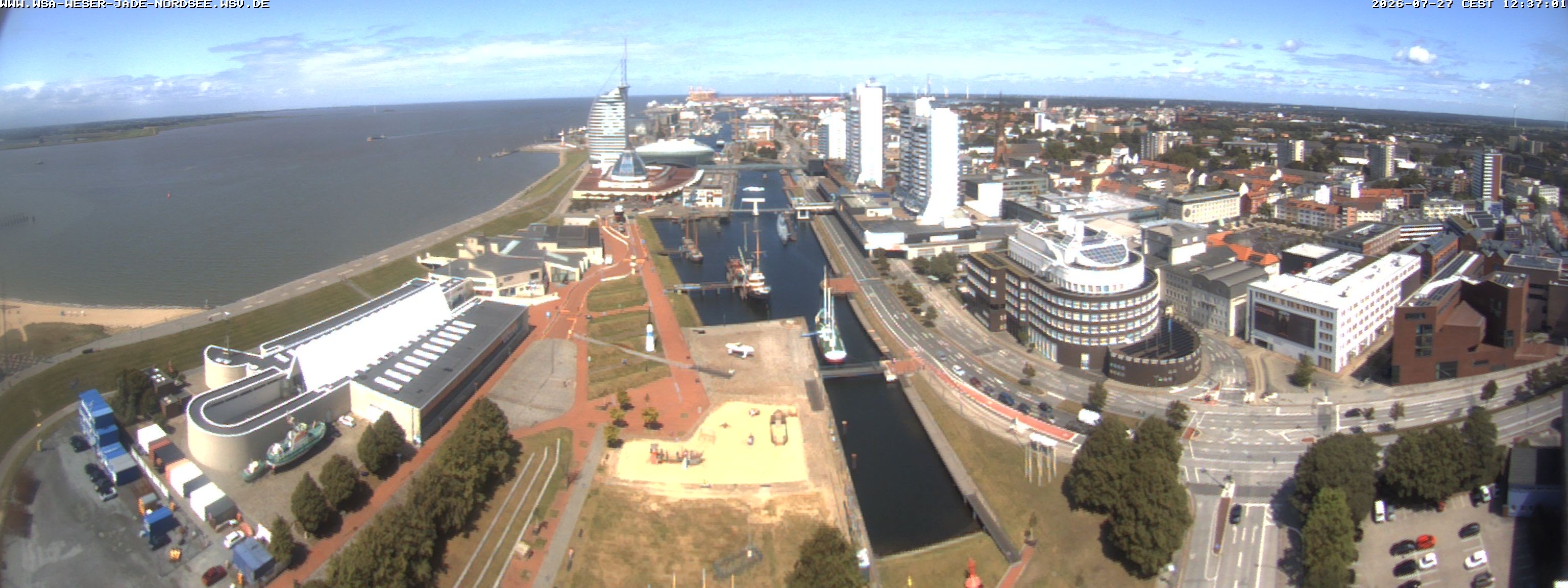 Archiv Foto Webcam Bremerhaven: Alter und Neuer Hafen