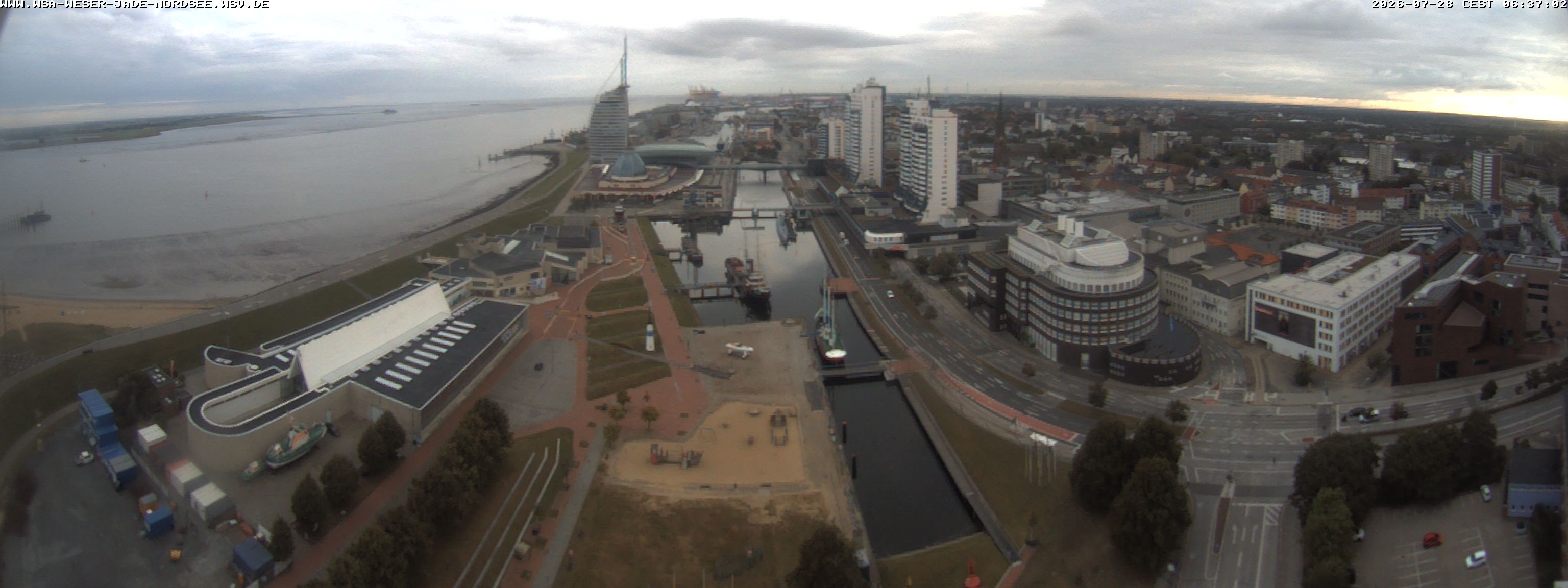 Archiv Foto Webcam Bremerhaven: Alter und Neuer Hafen