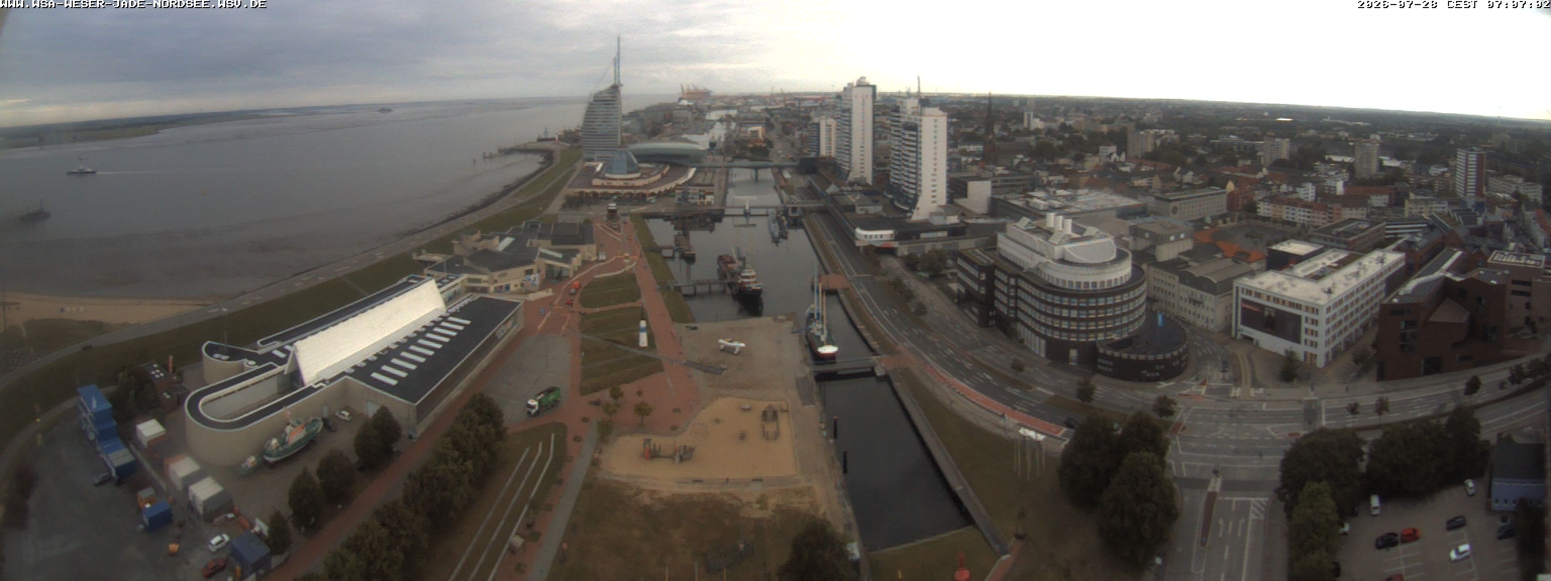 Archiv Foto Webcam Bremerhaven: Alter und Neuer Hafen