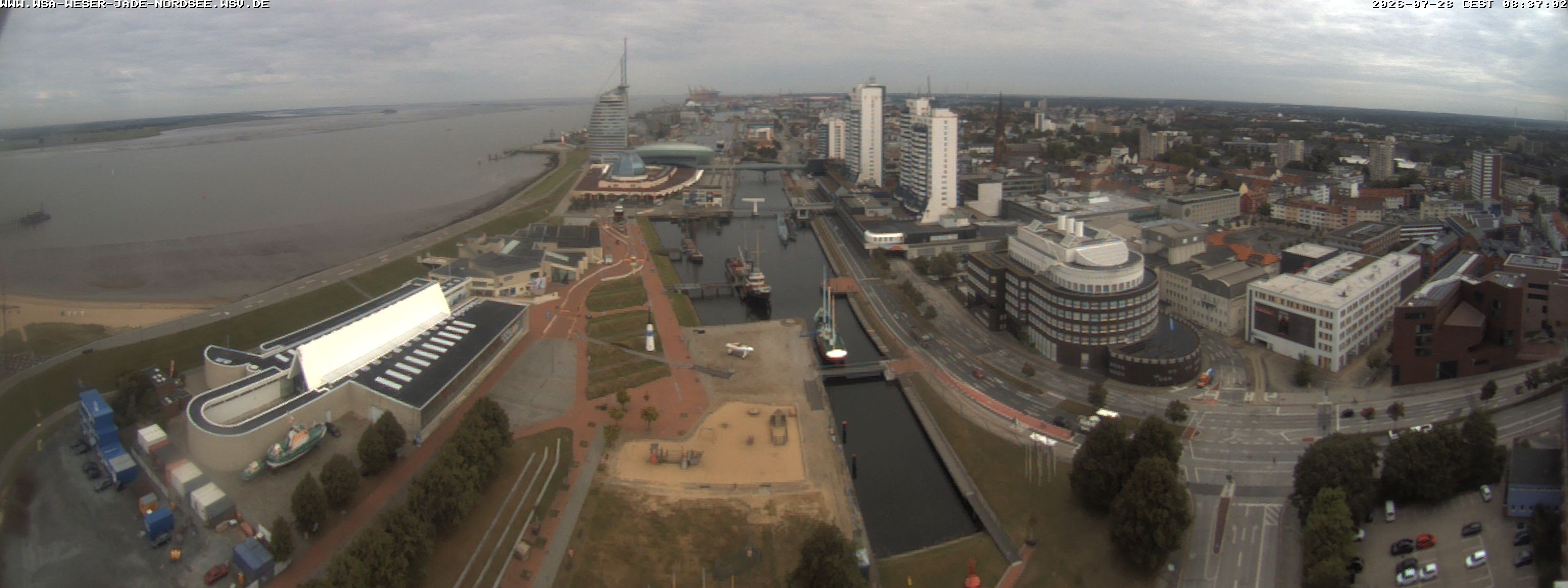 Archiv Foto Webcam Bremerhaven: Alter und Neuer Hafen