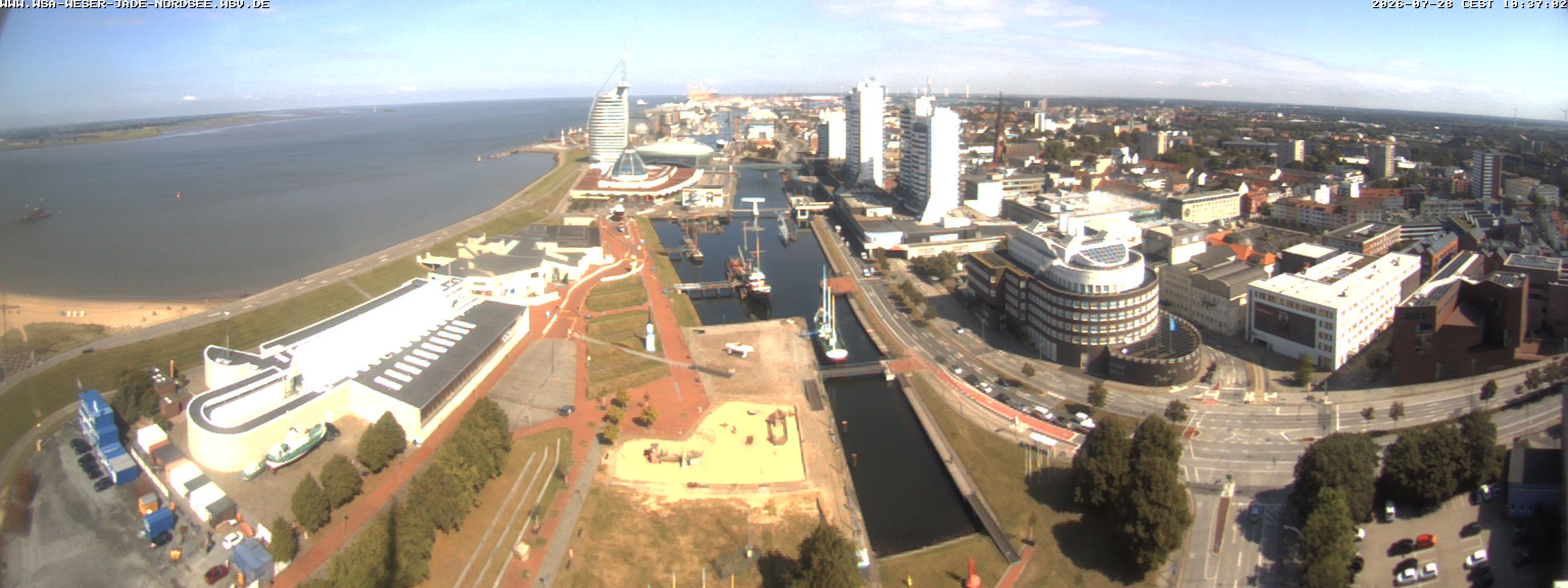 Archiv Foto Webcam Bremerhaven: Alter und Neuer Hafen