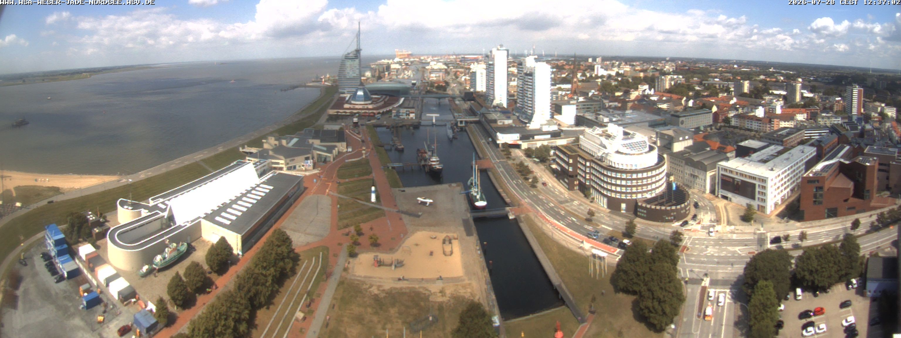 Archiv Foto Webcam Bremerhaven: Alter und Neuer Hafen