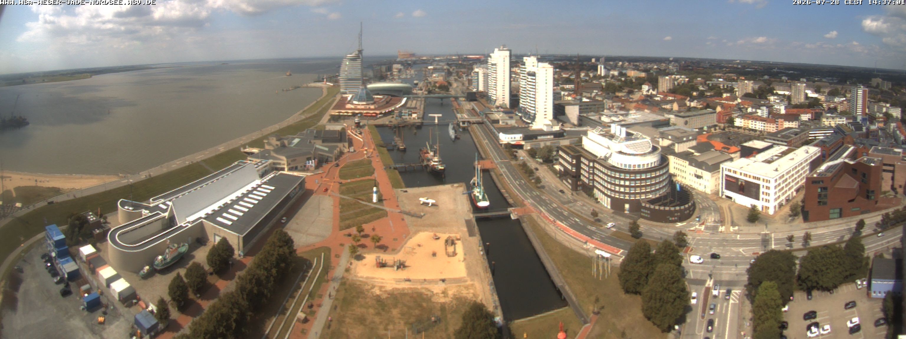 Archiv Foto Webcam Bremerhaven: Alter und Neuer Hafen