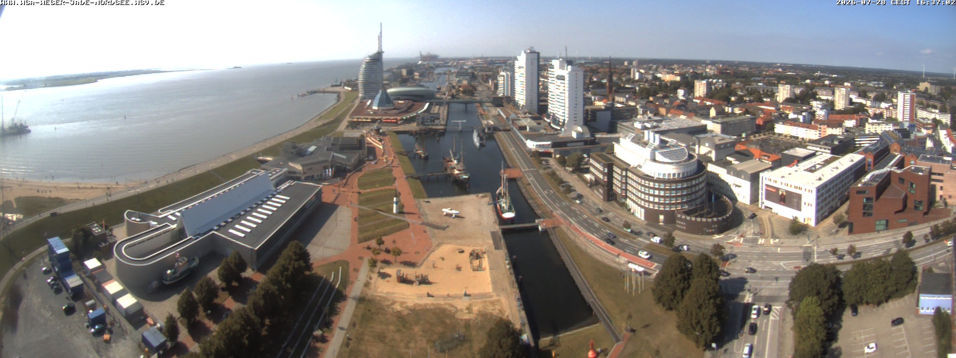 Archiv Foto Webcam Bremerhaven: Alter und Neuer Hafen