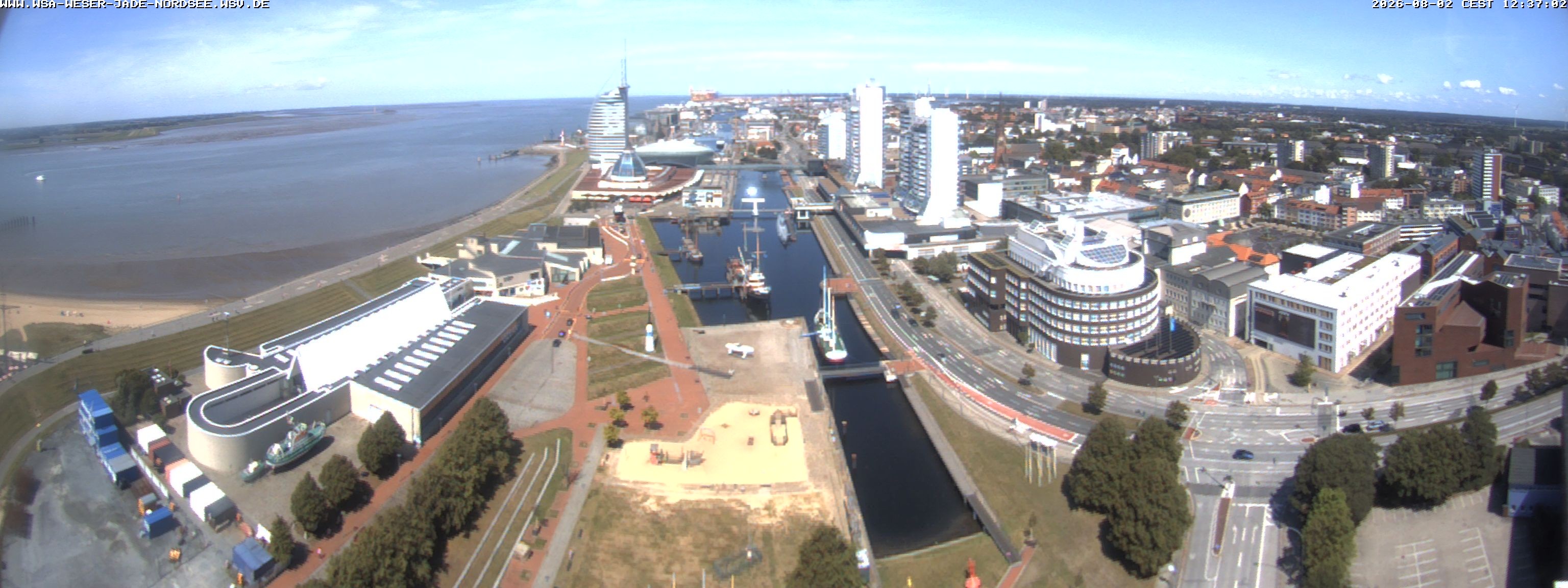 Archiv Foto Webcam Bremerhaven: Alter und Neuer Hafen