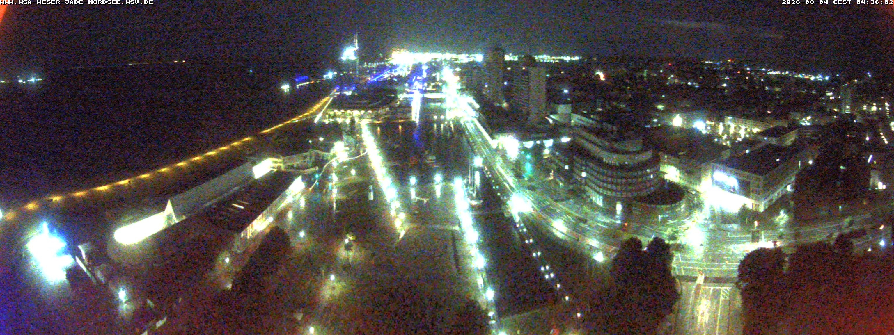 Archived image Webcam Bremerhaven: Old and New Harbour