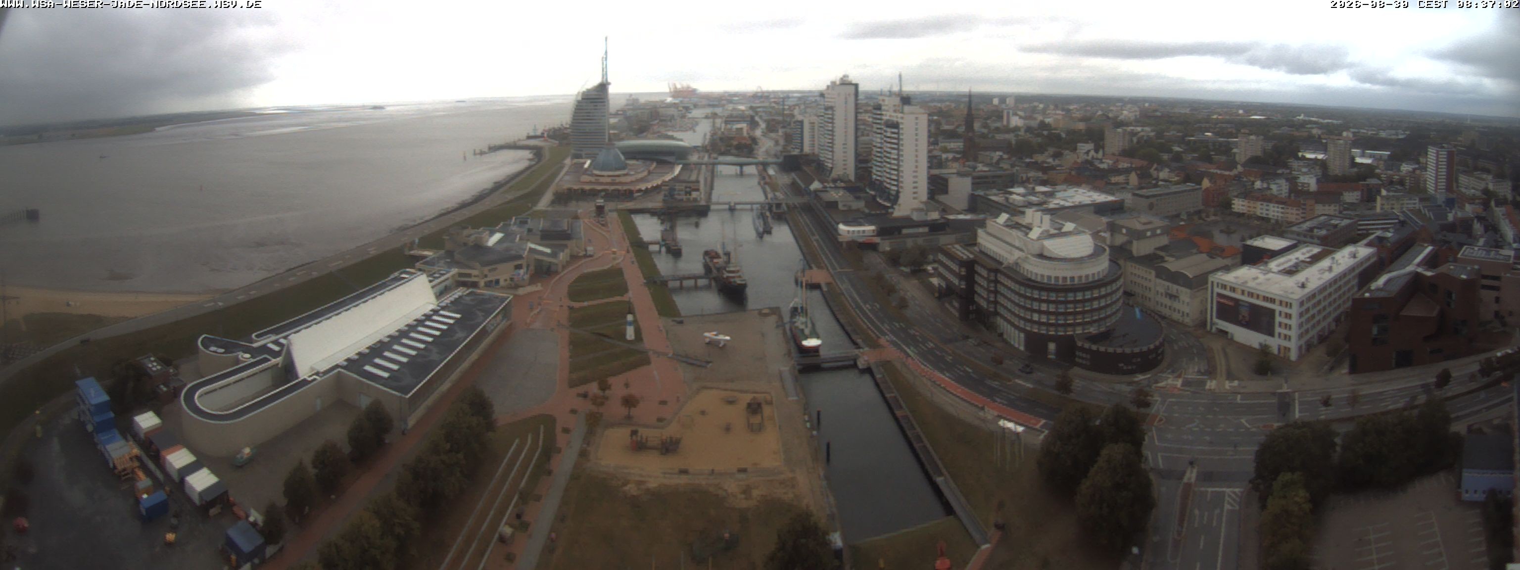 Archiv Foto Webcam Bremerhaven: Alter und Neuer Hafen