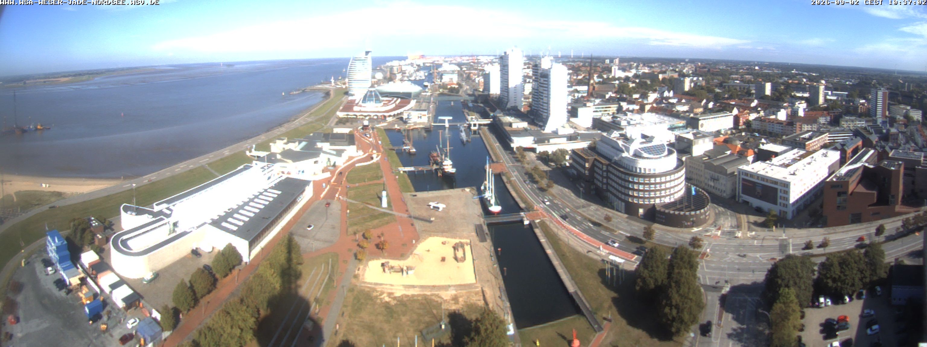 Archiv Foto Webcam Bremerhaven: Alter und Neuer Hafen