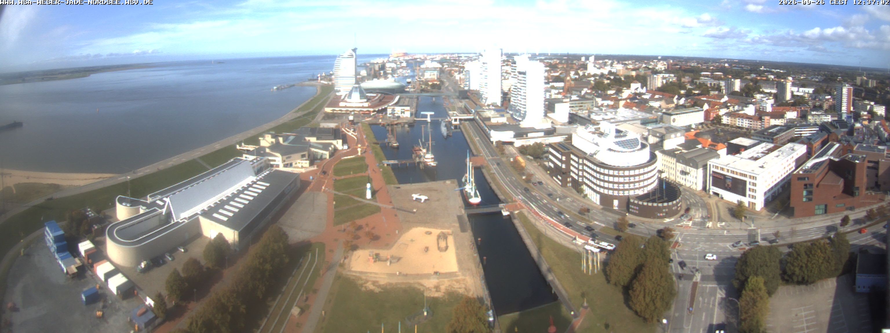 Archiv Foto Webcam Bremerhaven: Alter und Neuer Hafen