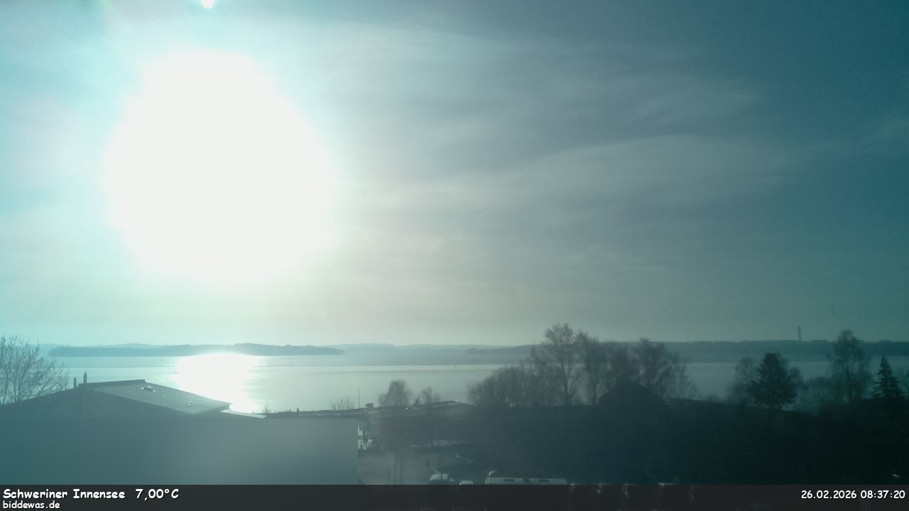 Archiv Foto Webcam Blick auf den Schweriner Innensee