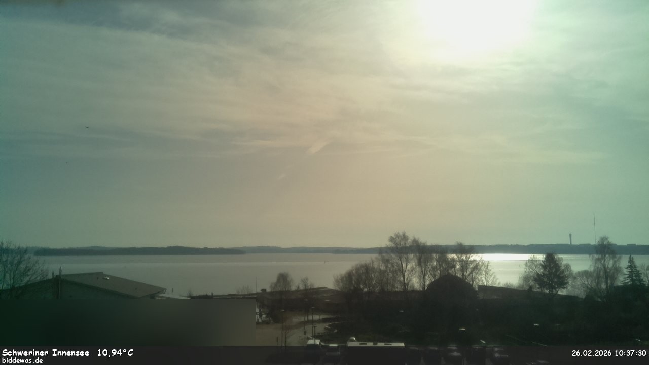 Archiv Foto Webcam Blick auf den Schweriner Innensee