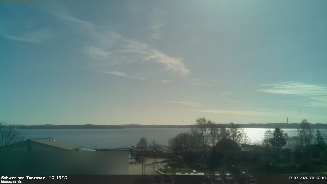 Archiv Foto Webcam Blick auf den Schweriner Innensee