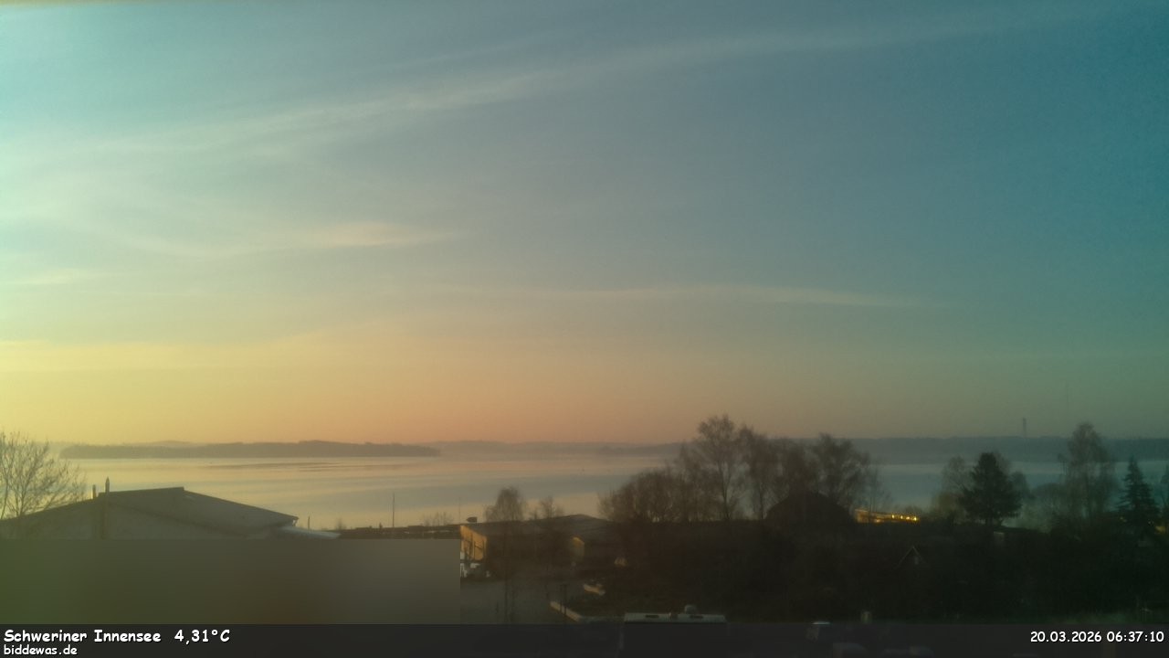 Archived image Webcam View of Lake Schwerin