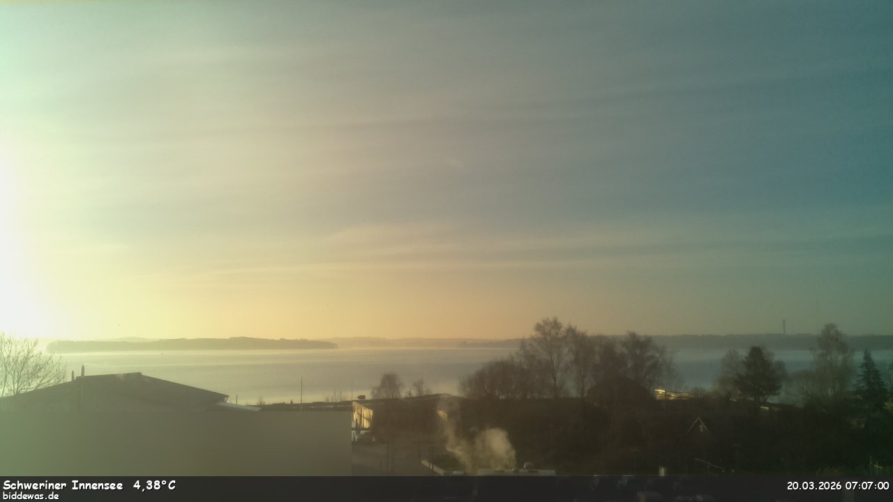 Archived image Webcam View of Lake Schwerin