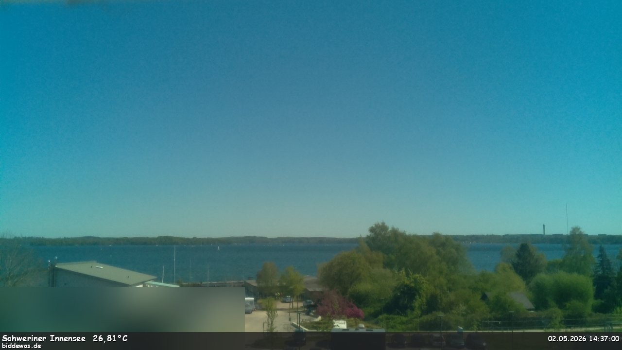 Archiv Foto Webcam Blick auf den Schweriner Innensee