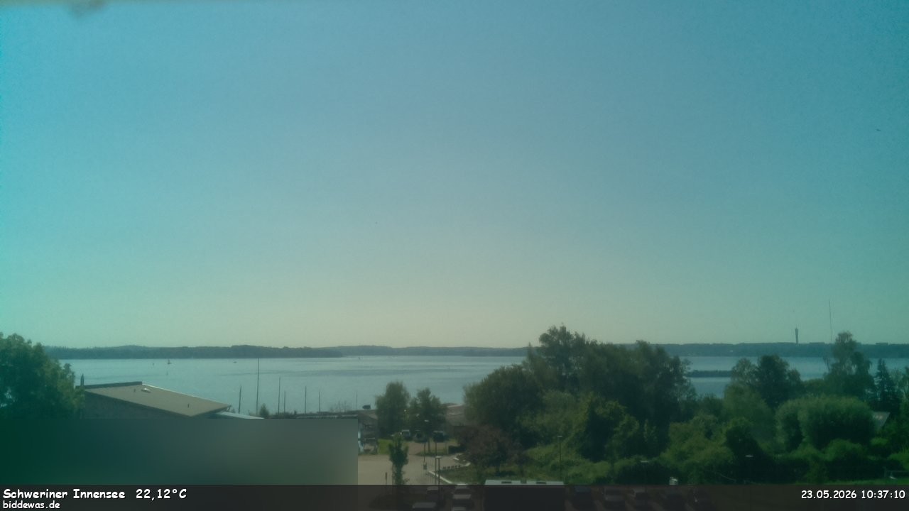 Archiv Foto Webcam Blick auf den Schweriner Innensee