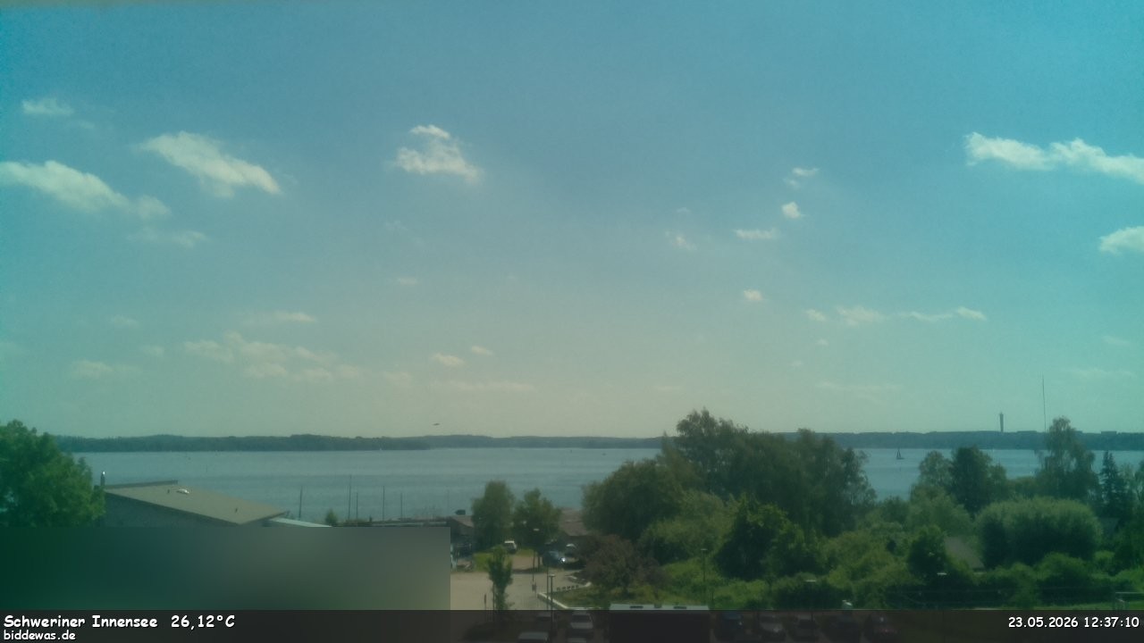 Archiv Foto Webcam Blick auf den Schweriner Innensee