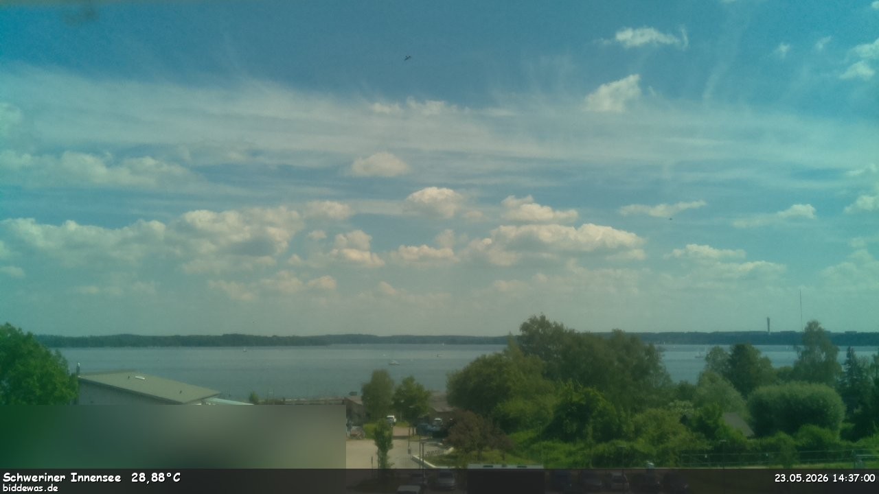 Archiv Foto Webcam Blick auf den Schweriner Innensee