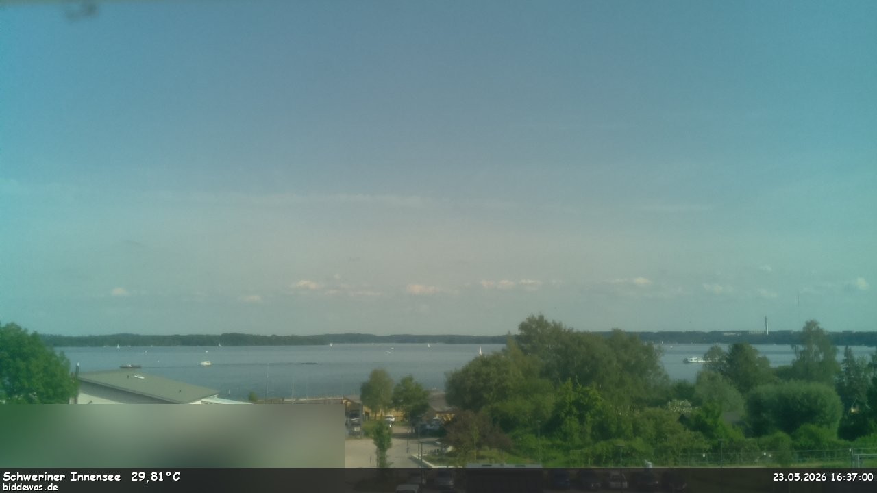 Archiv Foto Webcam Blick auf den Schweriner Innensee