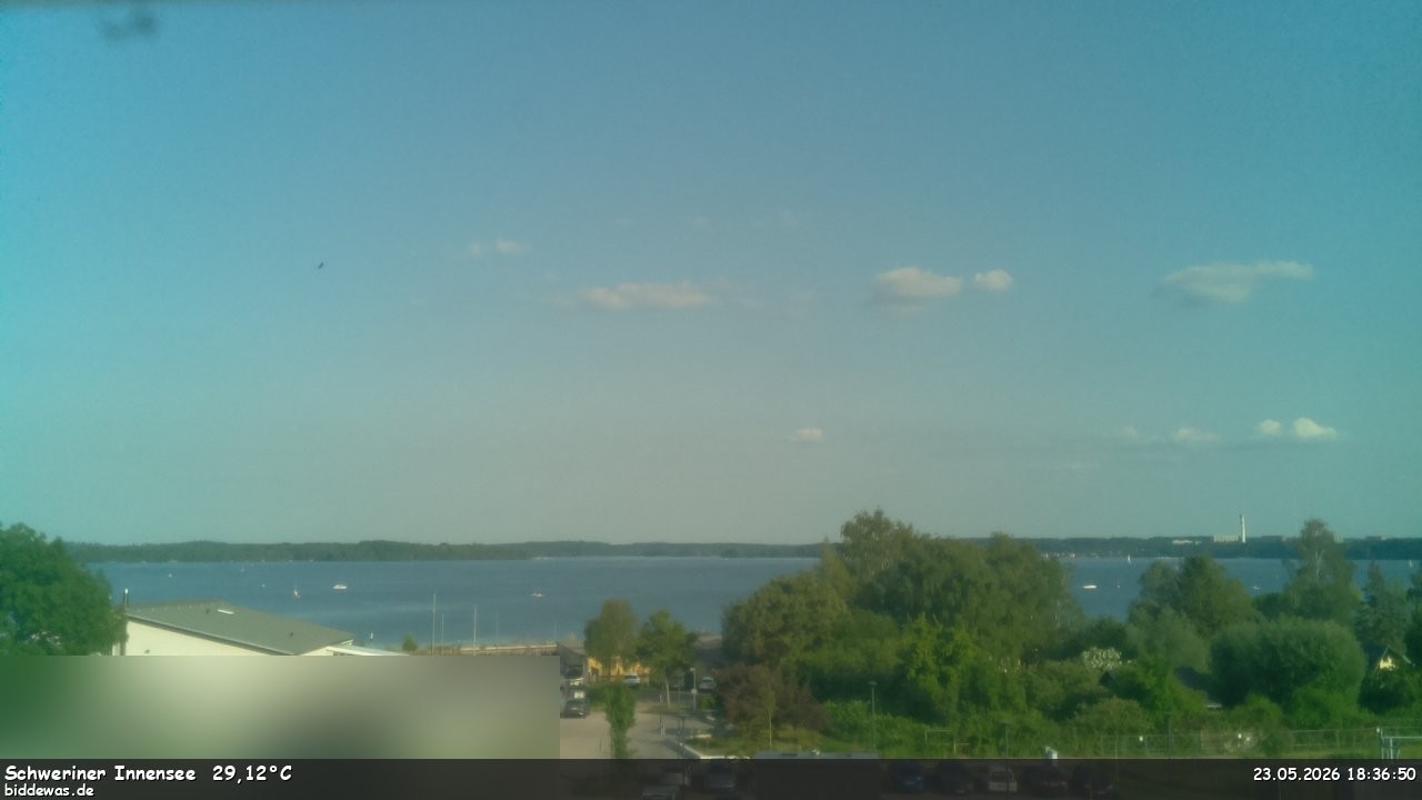 Archiv Foto Webcam Blick auf den Schweriner Innensee