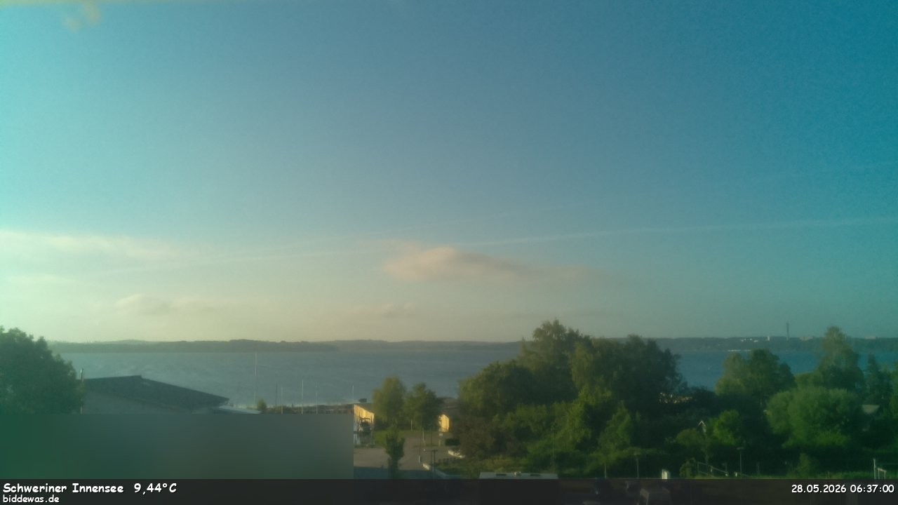 Archiv Foto Webcam Blick auf den Schweriner Innensee