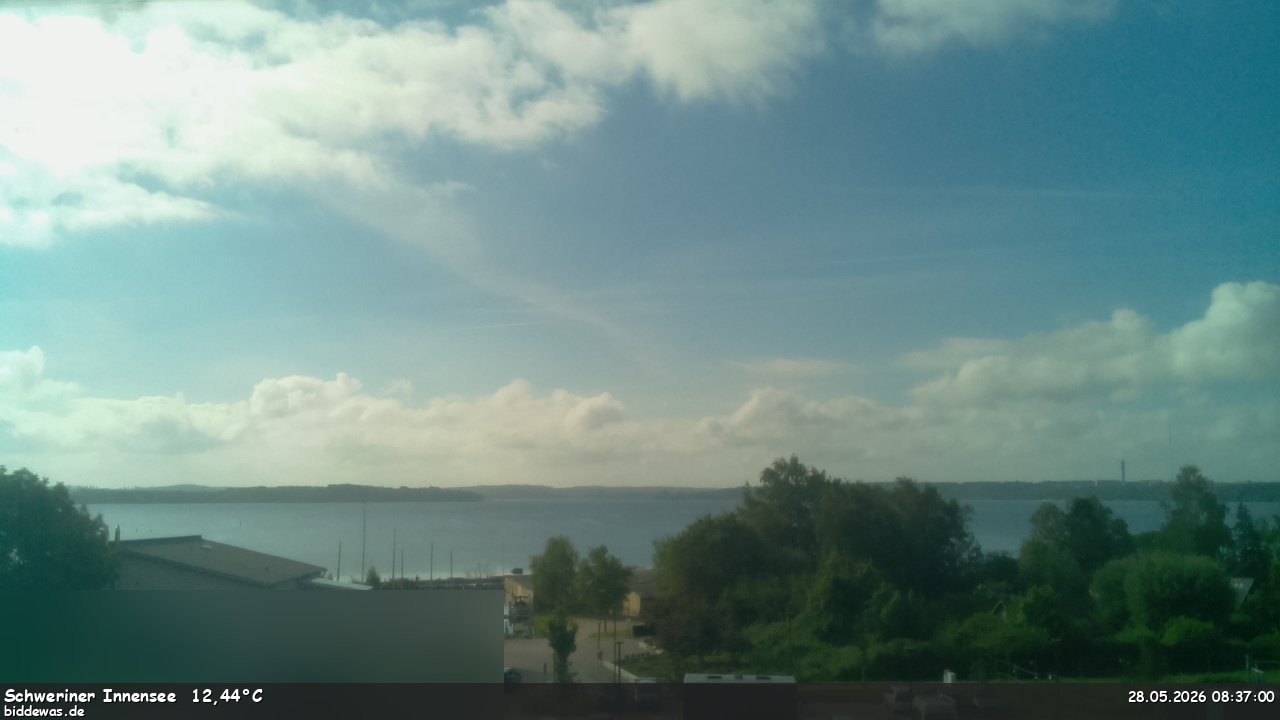 Archiv Foto Webcam Blick auf den Schweriner Innensee
