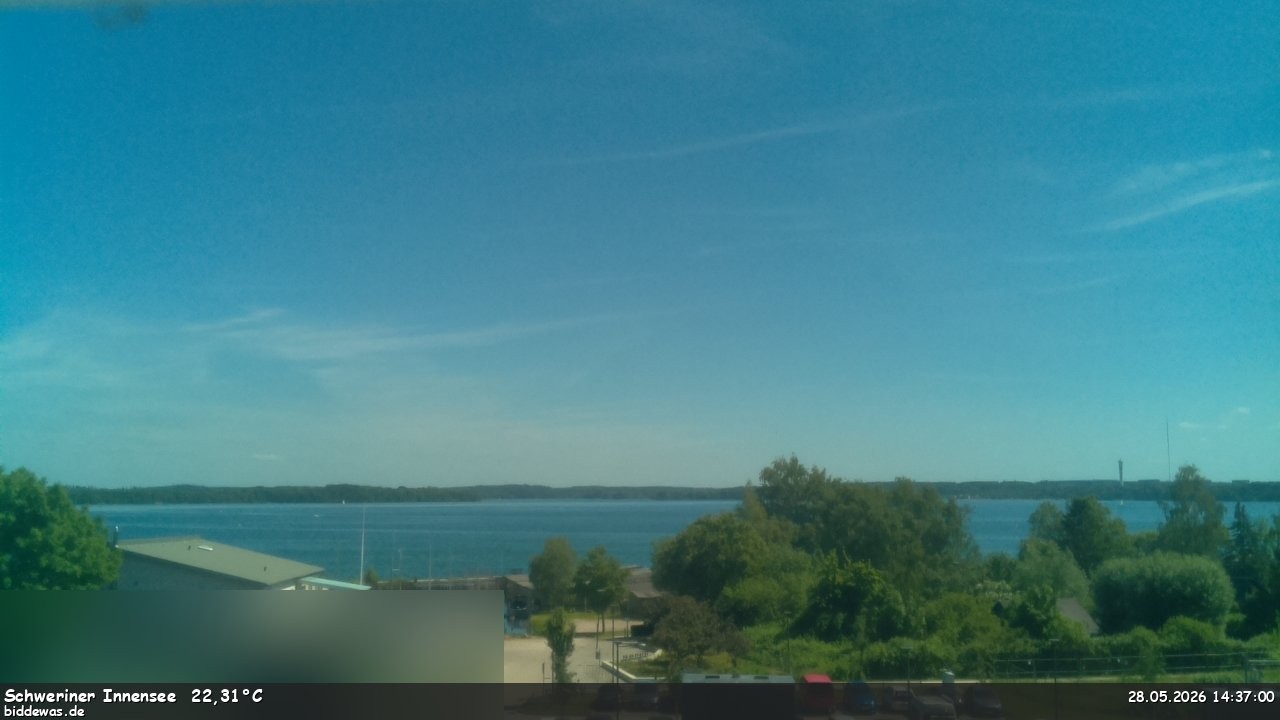 Archiv Foto Webcam Blick auf den Schweriner Innensee