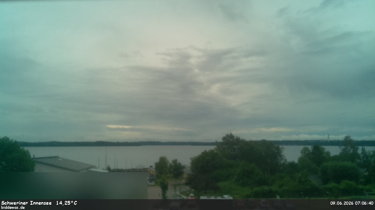 Archiv Foto Webcam Blick auf den Schweriner Innensee