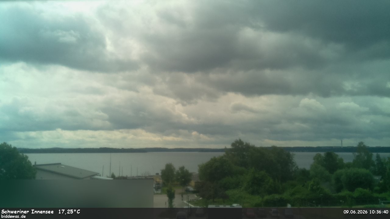 Archiv Foto Webcam Blick auf den Schweriner Innensee