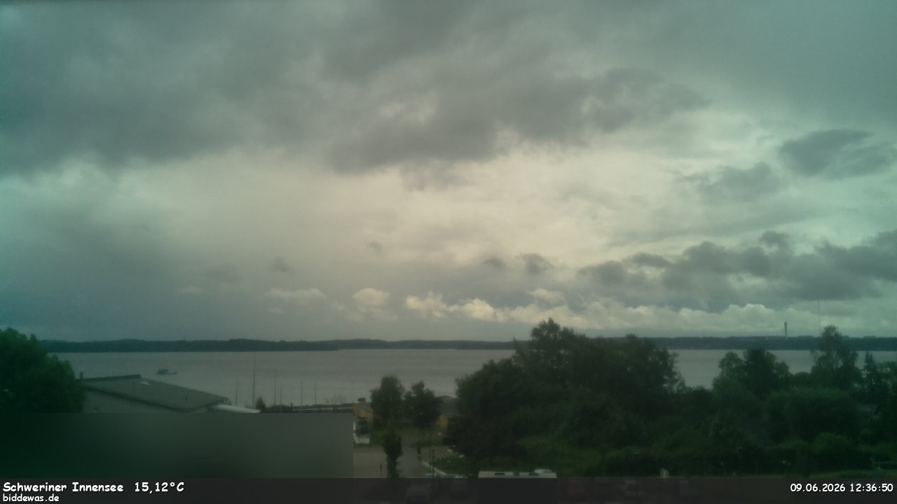 Archiv Foto Webcam Blick auf den Schweriner Innensee