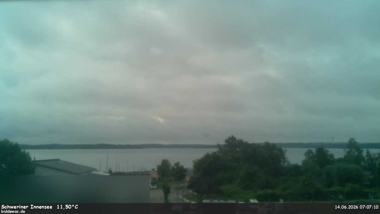 Archiv Foto Webcam Blick auf den Schweriner Innensee