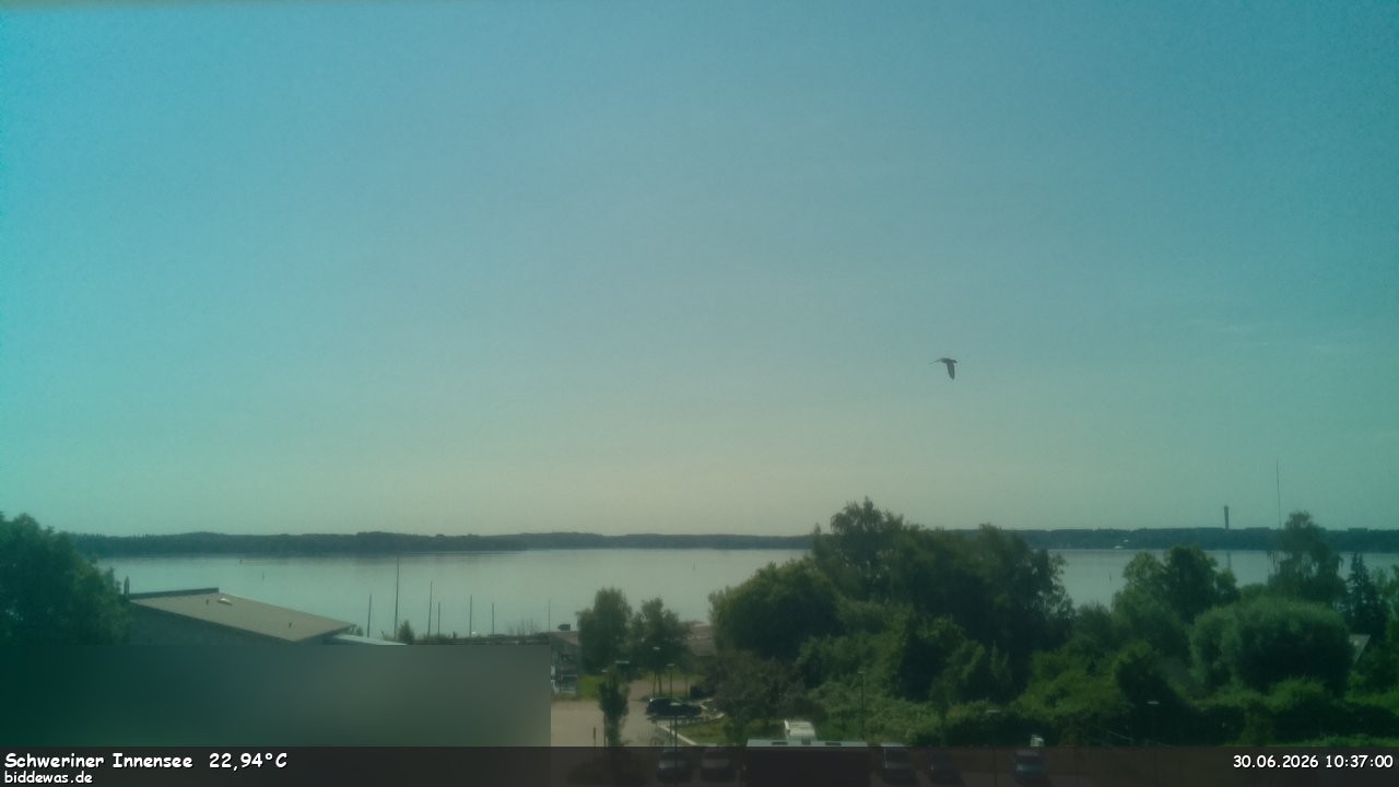 Archiv Foto Webcam Blick auf den Schweriner Innensee
