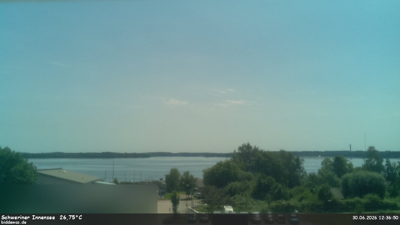 Archived image Webcam View of Lake Schwerin