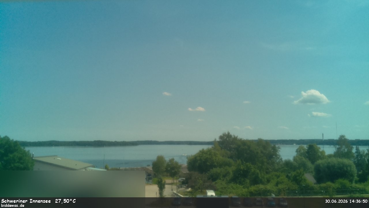 Archiv Foto Webcam Blick auf den Schweriner Innensee