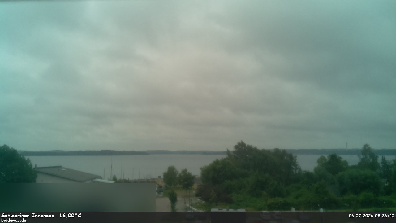 Archiv Foto Webcam Blick auf den Schweriner Innensee