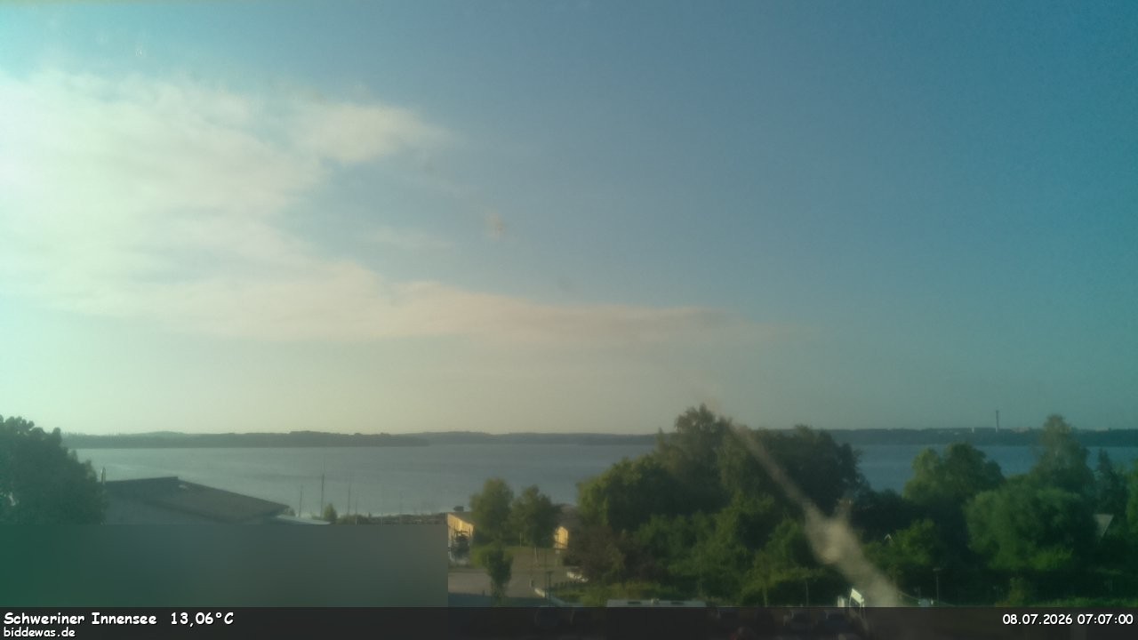 Archiv Foto Webcam Blick auf den Schweriner Innensee