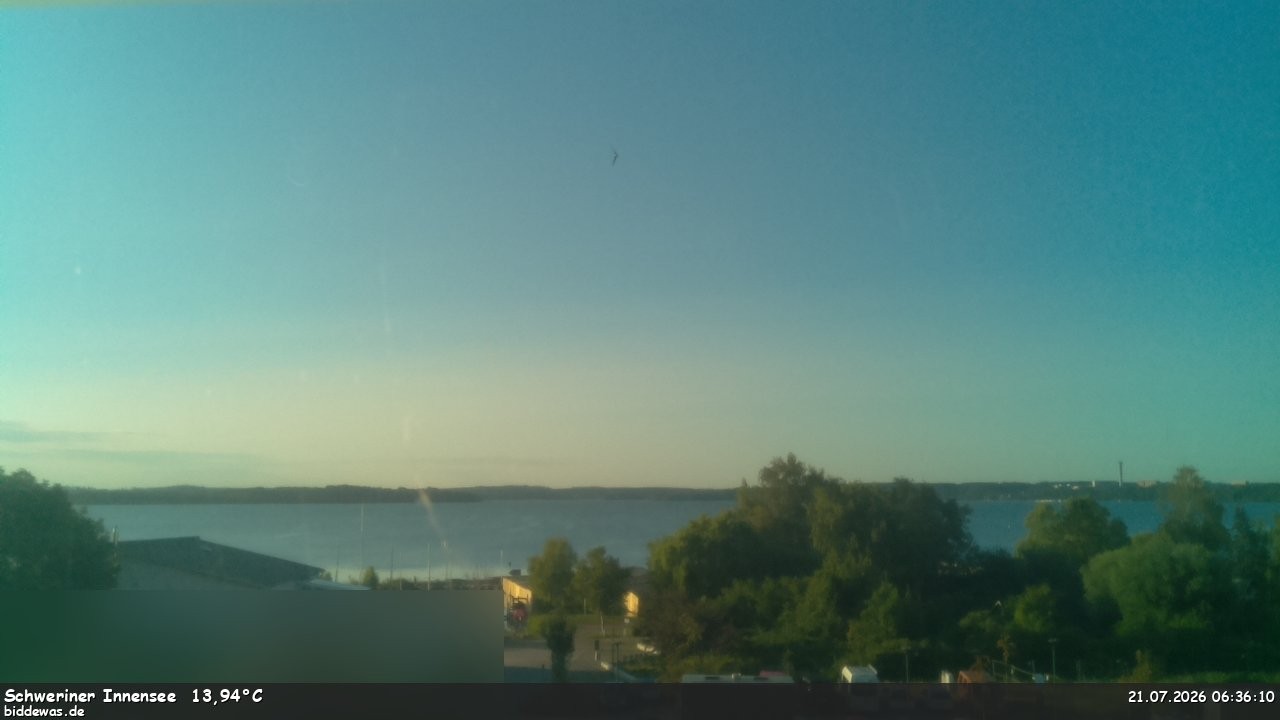 Archiv Foto Webcam Blick auf den Schweriner Innensee