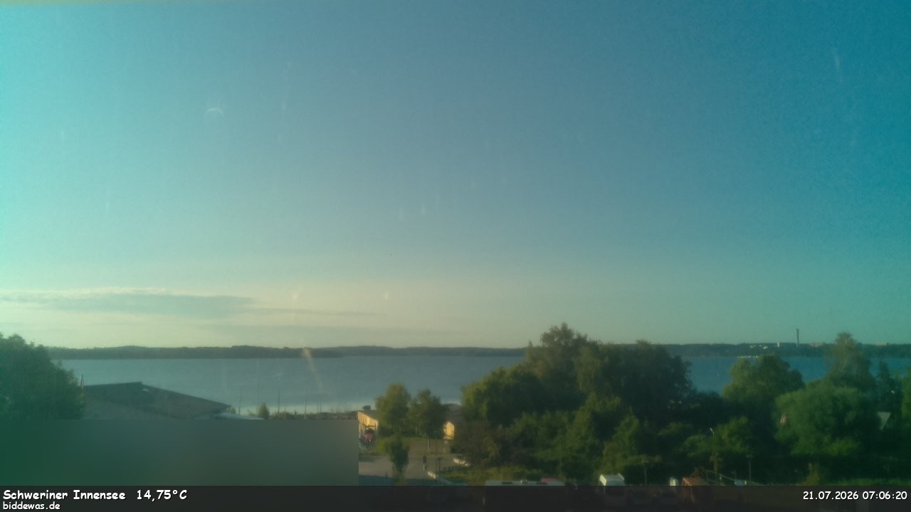 Archiv Foto Webcam Blick auf den Schweriner Innensee